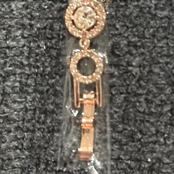 Givenchy Crystal Rose Gold 7” Flex Bracelet (still in original packaging)(NWT) - Picture 4 of 7